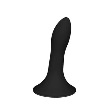 Дилдо з присоскою Adrien Lastic Hitsens 5 Black, відмінно для страпона, діаметр 2,4 см, довжина 13 с AD24059 SafeYourLove