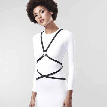 Портупея из экокожи Bijoux Indiscrets Maze &ndash; Multi-Way Body Harness Black BJ0234 фото