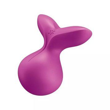 Фиолетовый мини-вибромассажер Satisfyer Viva la Vulva 3