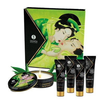 Подарунковий набір Shunga GEISHAS SECRETS ORGANICA – Exotic Green Tea: для шикарної ночі вдвох SO2558 SafeYourLove