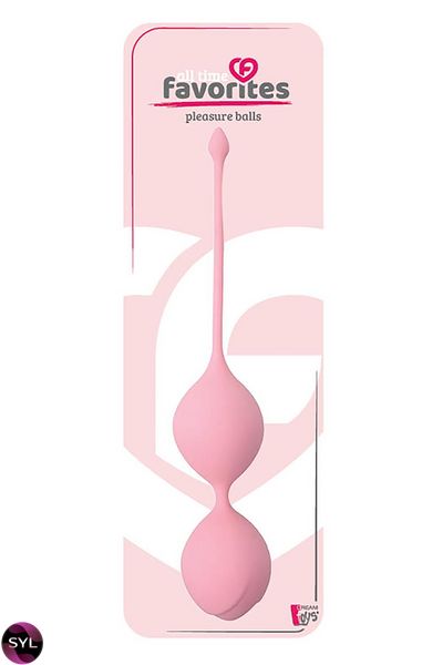 Вагінальні кульки SEE YOU IN BLOOM DUO BALLS 36MM PINK, Рожевий DT21228 SafeYourLove