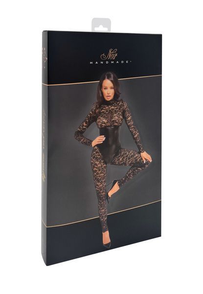 Комбинезон Noir Handmade F299 Enigma lace catsuit with underbust bodice, размер S SX0231 фото