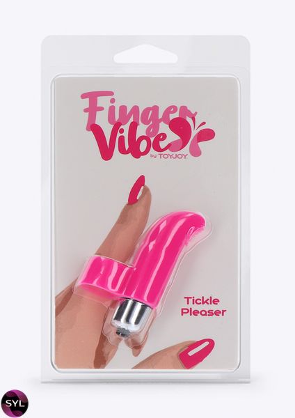 Вибратор на палец Tickle Pleaser розовый, 8 х 2 см TJ10111 фото