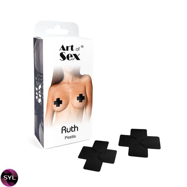 Сексуальные наклейки на грудь Art of Sex - Ruth. Черный SO6788 фото