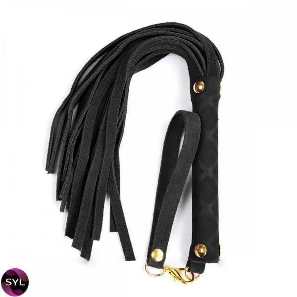 Флогер DS Fetish Leather flogger S black 292400123 SafeYourLove