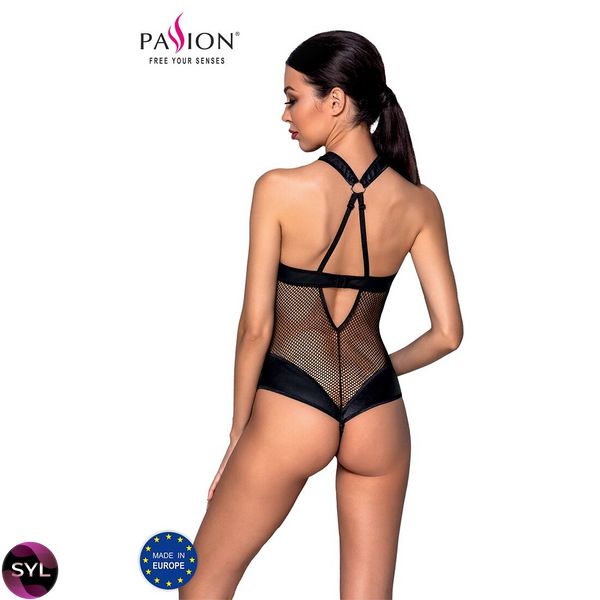 Сітчастий боді з халтером Amanda Body black L/XL - Passion SO5315 SafeYourLove