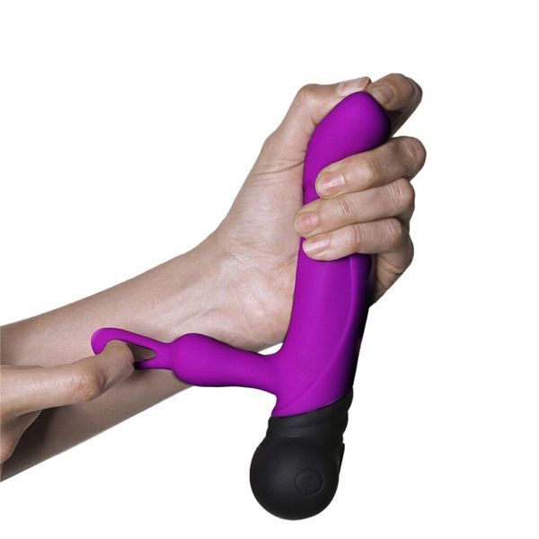 Вібратор з обертанням стовбура Adrien Lastic Mini Bonnie з петелькою для пальчика AD10861 SafeYourLove