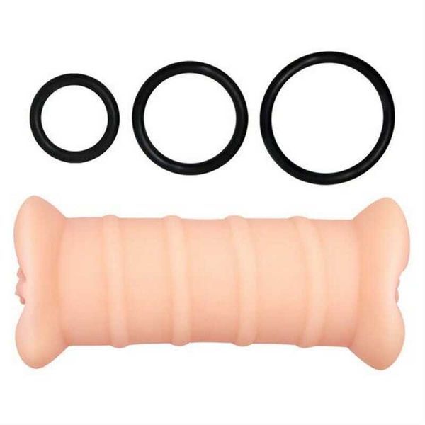 Crazy Bull Emma double-sided vagina masturbator, with vibration, 19 cm