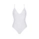 Боди с ажурным декором и открытым шагом Passion Ursula Body white SO5832 фото 3