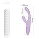 Slim rabbit vibrator Svakom Cici+ 2 Lilac, smartphone control, heated to 38 &deg;C