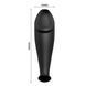 Анальна пробка силіконова Pretty Love Special Anal Stimulation, черная, 10 х 3 см PL40040N фото 6