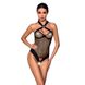 Сетчатый боди с халтером Amanda Body black - Passion SO5315 фото 1