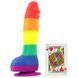 Фаллоимитатор Радуга NS Novelties Colours Pride Edition на присоске 280285NN фото 3