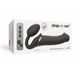 Безремінний страпон з вібрацією Strap-On-Me Vibrating Black L, діаметр 3,7см, пульт ДК, регульований SO3829 фото 6 Safeyourlove