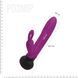 Вібратор з обертанням стовбура Adrien Lastic Mini Bonnie з петелькою для пальчика AD10861 фото 2 Safeyourlove
