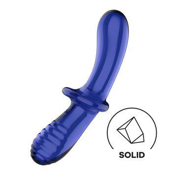 Дилдо Satisfyer Double Crystal (light blue) SO8787 фото