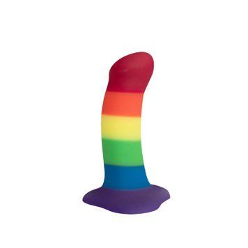Fun Factory AMOR dildo, rainbow, length 14.6 cm, diameter 3.7 cm, curved