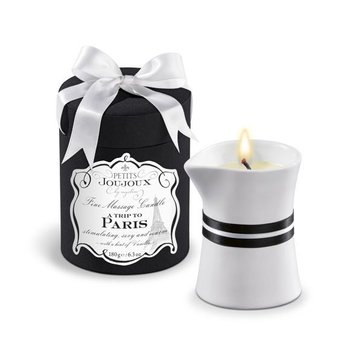 Масажна свічка Petits Joujoux - Paris - Vanilla and Sandalwood (190 г) розкішна упаковка SO3140 SafeYourLove