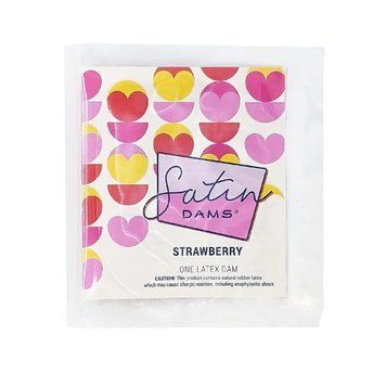 Latex napkin Satin Dams Strawberry 1 pc