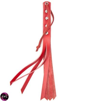 Флоггер DS Fetish mini leather flogger red 292001097 SafeYourLove