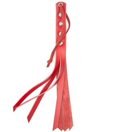 Флоггер DS Fetish mini leather flogger red 292001097 фото