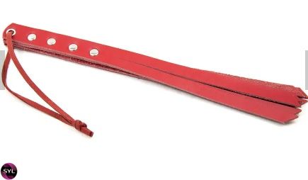 Флоггер DS Fetish mini leather flogger red 292001097 SafeYourLove