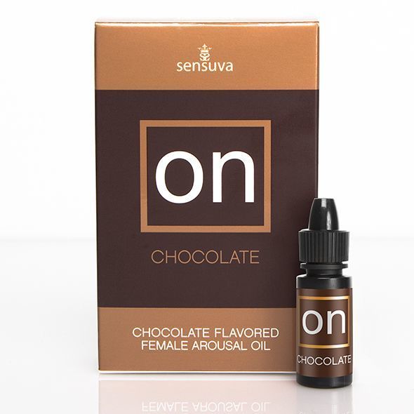 Krople podniecające łechtaczkę Sensuva ON Arousal Oil for Her Chocolate (5 ml) o smaku czekoladowym