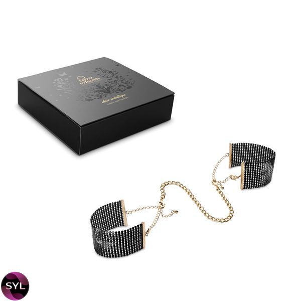 Наручники Bijoux Indiscrets Desir Metallique Handcuffs, металлические, стильные браслеты SO2663 фото