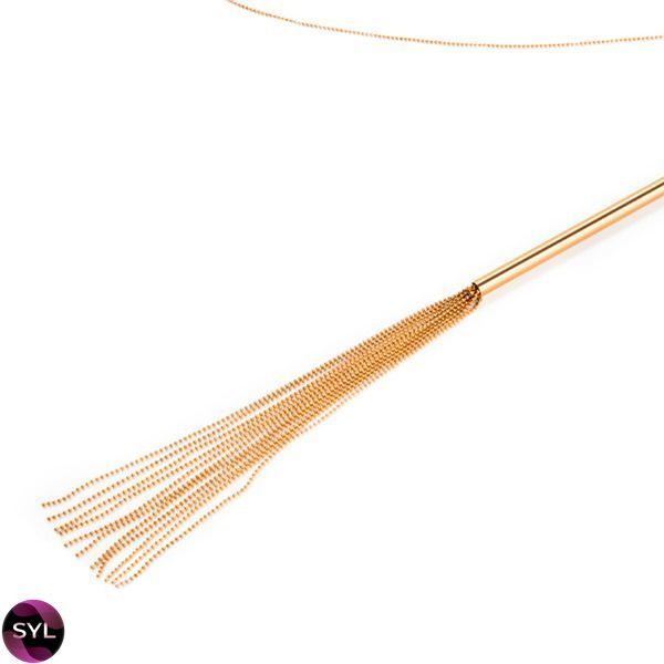 Ланцюжок-батіг на шию Bijoux Indiscrets MAGNIFIQUE Necklace Whip - Gold, прикраса для тіла SO2661 SafeYourLove