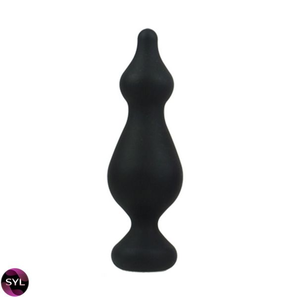 Анальна пробка Adrien Lastic Amuse Big Black (L) з двома переходами, макс. діаметр 4,4 см AD20269 SafeYourLove