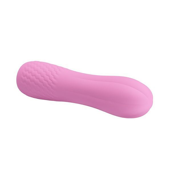 Мини-вибратор Pretty Love Alice, ребристый, 12 х 3 см 31097 /BI-014563 фото