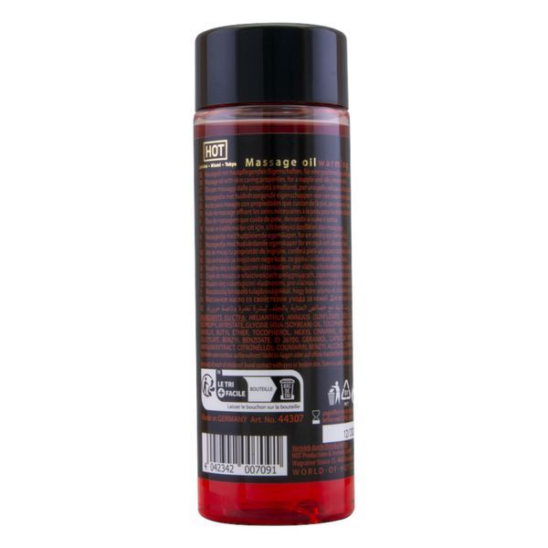 Согревающее массажное масло HOT Massage Oil Warming, 100 мл HT44307 фото
