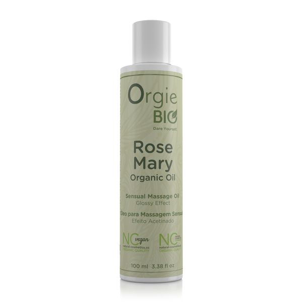 Organiczny olejek do masażu z olejkiem rozmarynowym RÓŻA MARIA, 100 ml. ORGIE BIO (Brazylia-Portugalia)