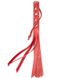 Флоггер DS Fetish mini leather flogger red 292001097 фото 1