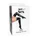 Sexy vinyl stockings Art of Sex - Lora with lace, color, Black, M