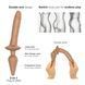 Korek analny z dildo 2w1 Strap-On-Me SWITCH PLUG-IN REALISTYCZNY DILDO Karmelowy S, średnica 3,3/2,9 cm
