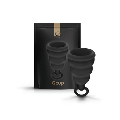 Менструальная чаша Gcup Gvibe, S, черная, 6 х 3.5 см FT10592 фото
