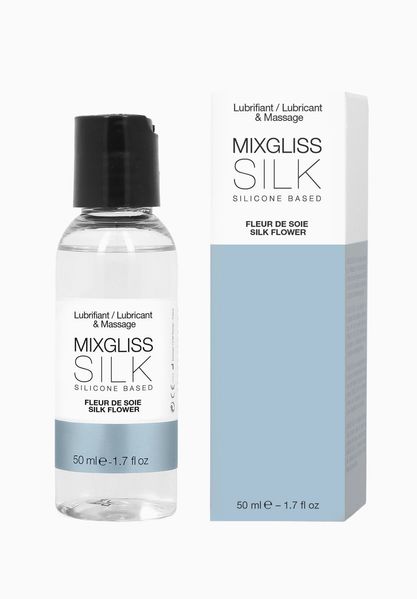 Лубрикант на силіконовій основі MixGliss SILK - FLEUR DE SOIE (50 мл) з квітковим ароматом SO1361 SafeYourLove