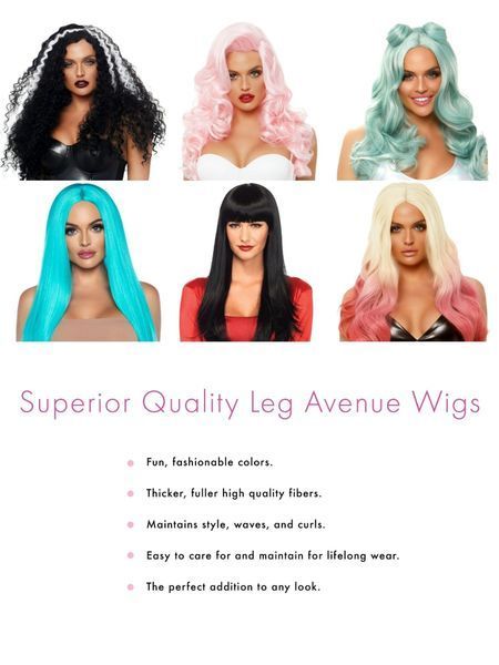 Peruka Dark Lady Frankie Wig Leg Avenue Frankie Bouffant, czarno-biała, 53 cm