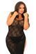 Dress TAKE THE HEAT LACE GOWN BLACK PLUS SIZE