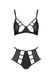 Комплект білизни Passion TASMINA SET L/XL black, ліф, високі трусики з корсетом ззаду SO8490 фото 3 Safeyourlove