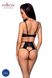 Комплект білизни Passion TASMINA SET L/XL black, ліф, високі трусики з корсетом ззаду SO8490 фото 2 Safeyourlove