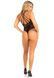 Тедди Leg Avenue Thong teddy with strappy back, One Size, эластичное кружево, низ &mdash; стринги SX1081 фото 5
