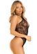 Тедди Leg Avenue Thong teddy with strappy back, One Size, эластичное кружево, низ &mdash; стринги SX1081 фото 3