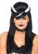 Peruka Dark Lady Frankie Wig Leg Avenue Frankie Bouffant, czarno-biała, 53 cm
