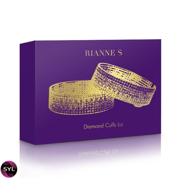 Лакшері наручники-браслети із кристалами Rianne S: Diamond Cuffs, подарункова упаковка SO3873 SafeYourLove