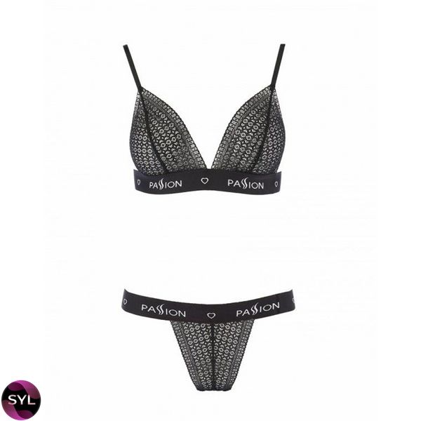 Комплект білизни GLAMISS SET black L/XL - Passion Exclusive PS27101 SafeYourLove