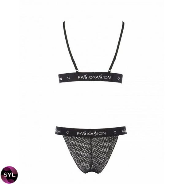 Комплект білизни GLAMISS SET black L/XL - Passion Exclusive PS27101 SafeYourLove