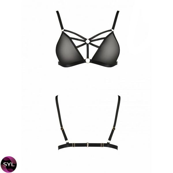 Бюстгальтер-стрепи MEGGY BRA black - Passion Exclusive PS27704 SafeYourLove