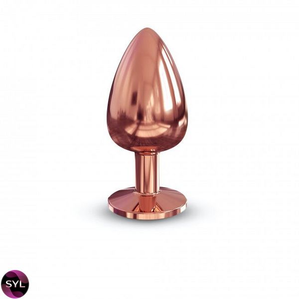 Золота металева анальна пробка із прикрасою у вигляді кристалу Dorcel - Diamond Plug SO5530 SafeYourLove